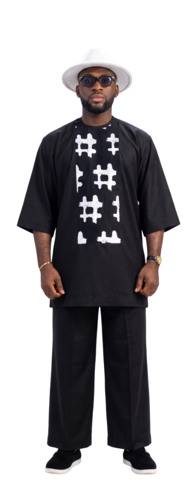 Prestige Midnight Black Batik Senator Suit