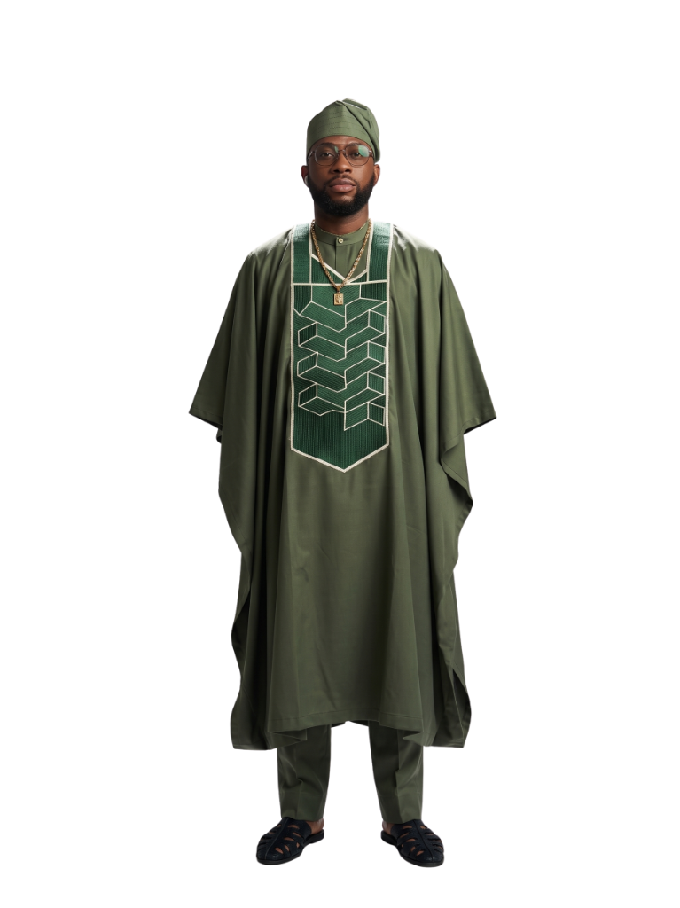 Emerald Prestige Agbada Set